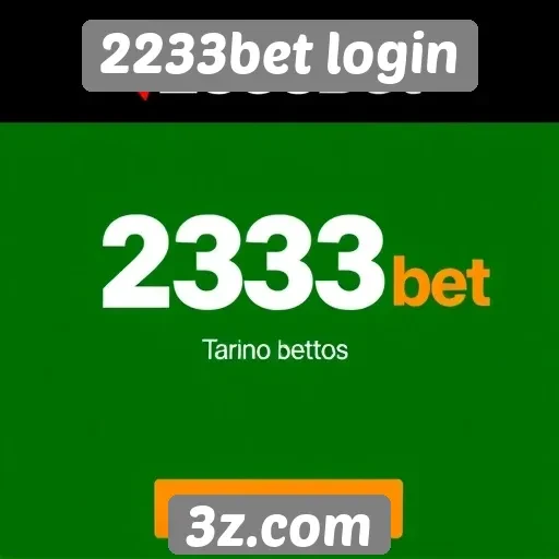 Promoções e bônus disponíveis na 2233bet login