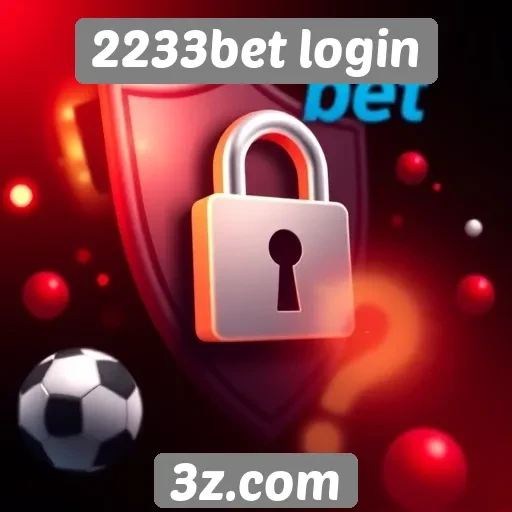 Medidas de segurança no site 2233bet login